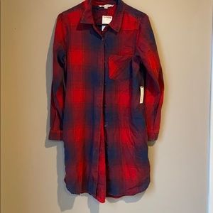 Flannel dress size Medium